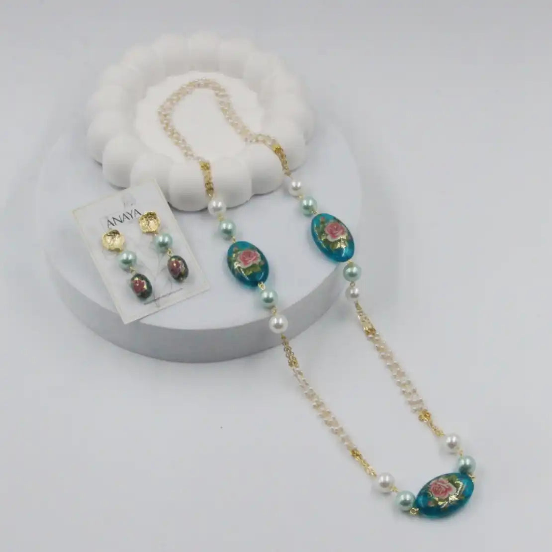 Eternal Bloom Japanese Decal Pearl Set