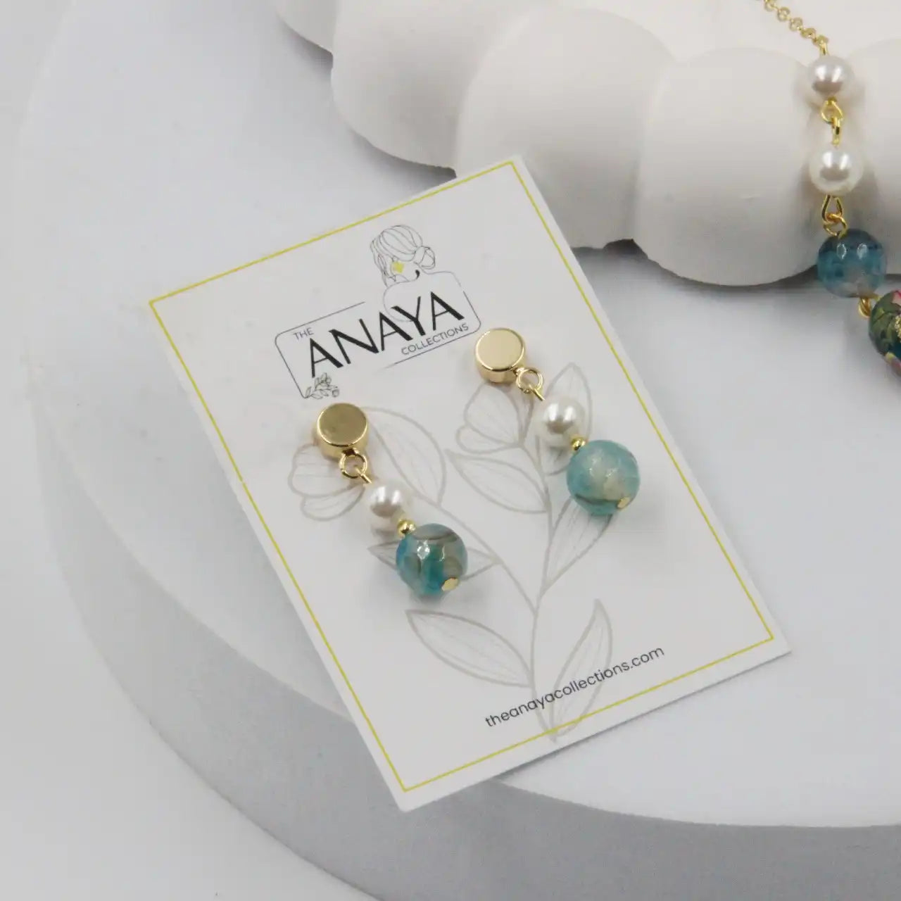Blooming Floral Pearl Set