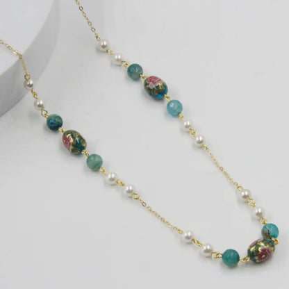 Blooming Floral Pearl Set