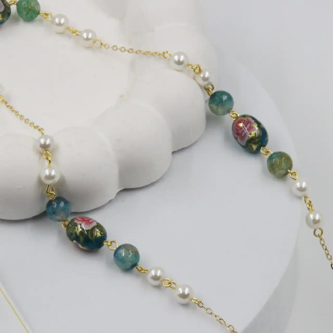 Blooming Floral Pearl Set