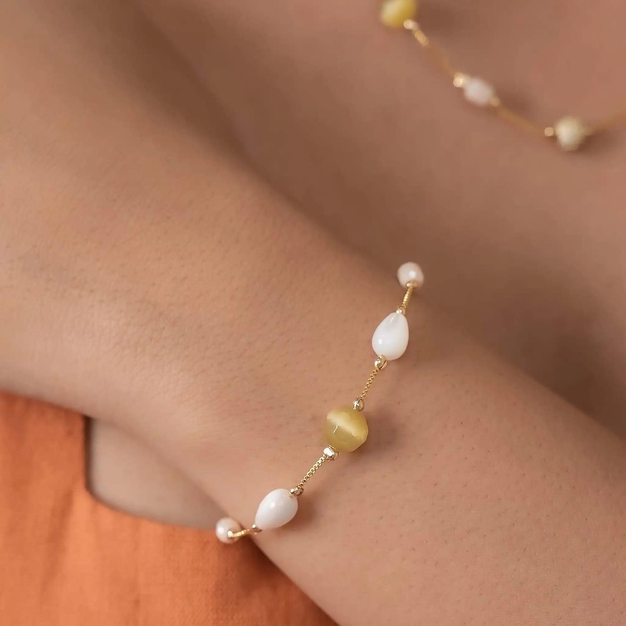 Aurora Gem Dainty Bracelet