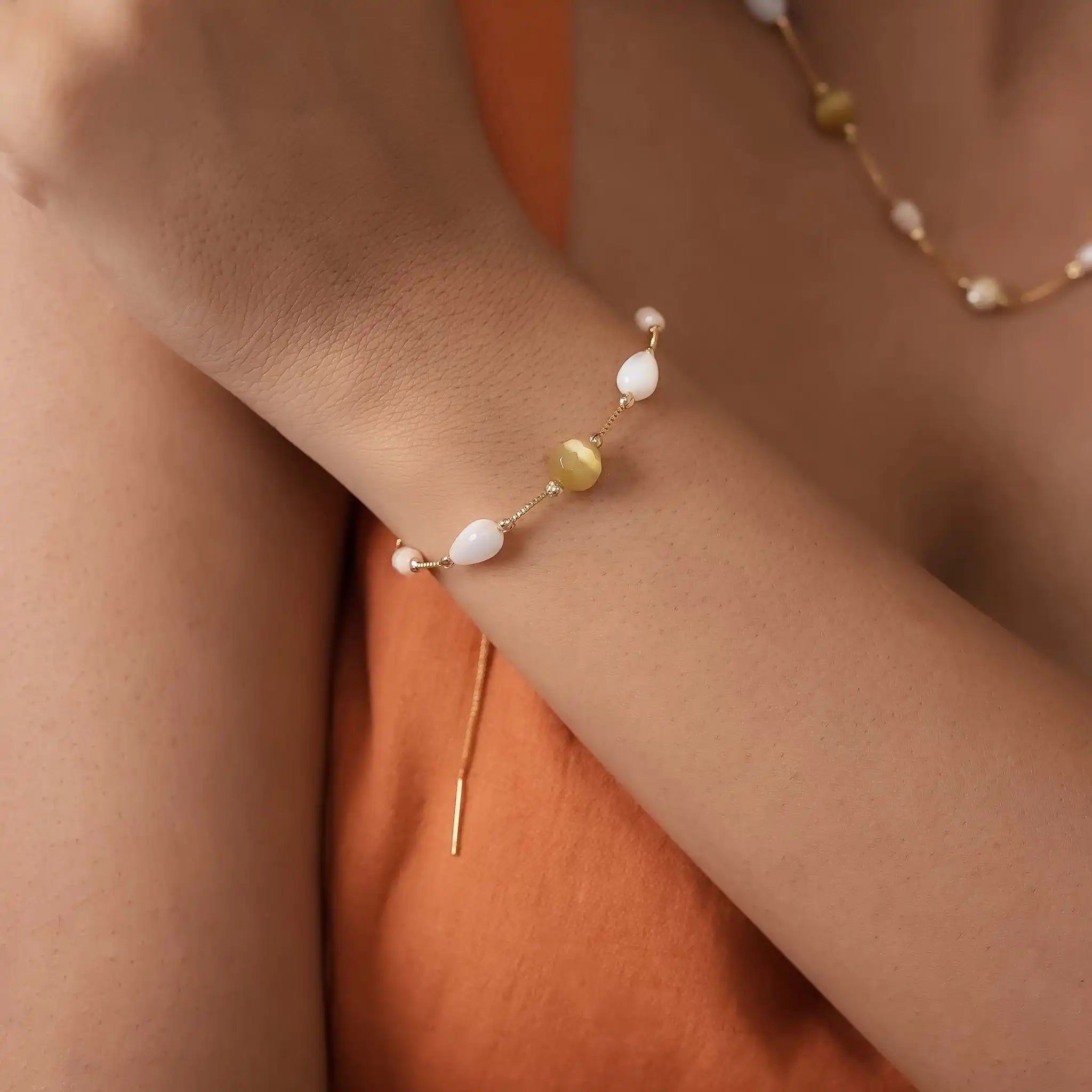 Aurora Gem Dainty Bracelet