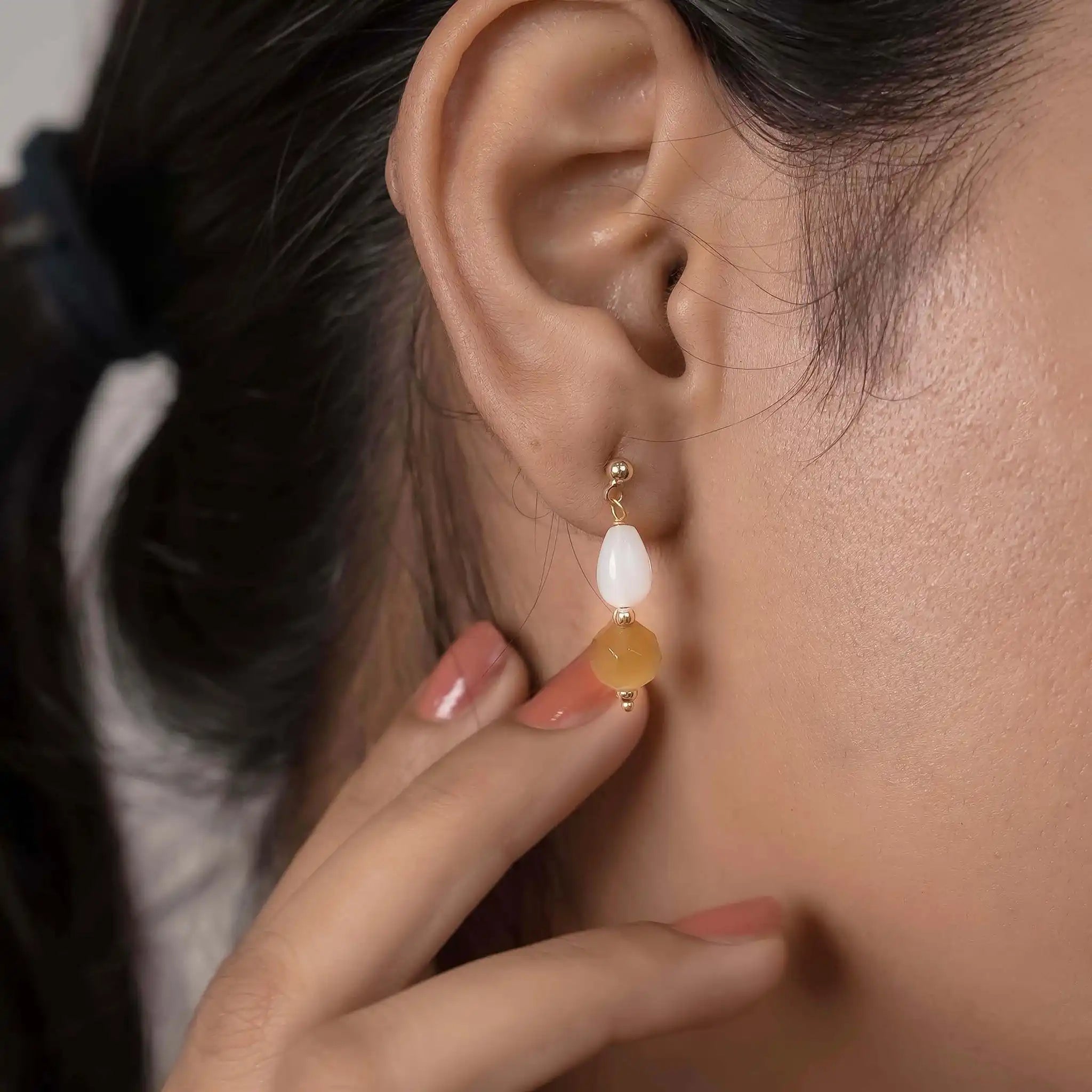 Aurora Gem Dainty Earrings