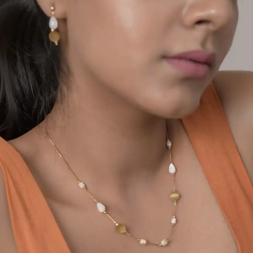 Aurora Gem Dainty Necklace