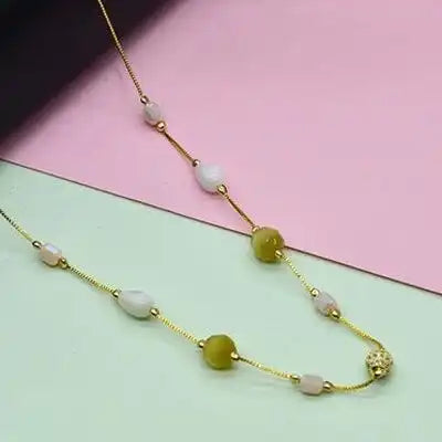 Aurora Gem Dainty Necklace