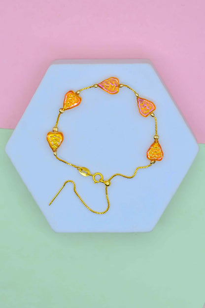 Autumn Leaf Dainty Bracelet
