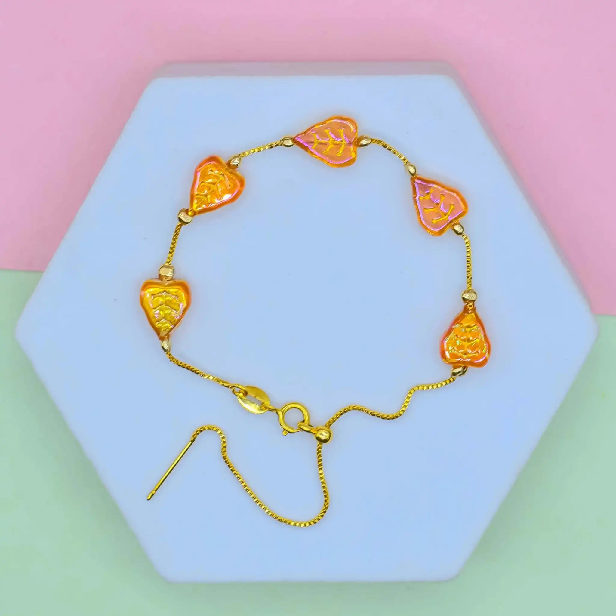 Autumn Leaf Dainty Bracelet