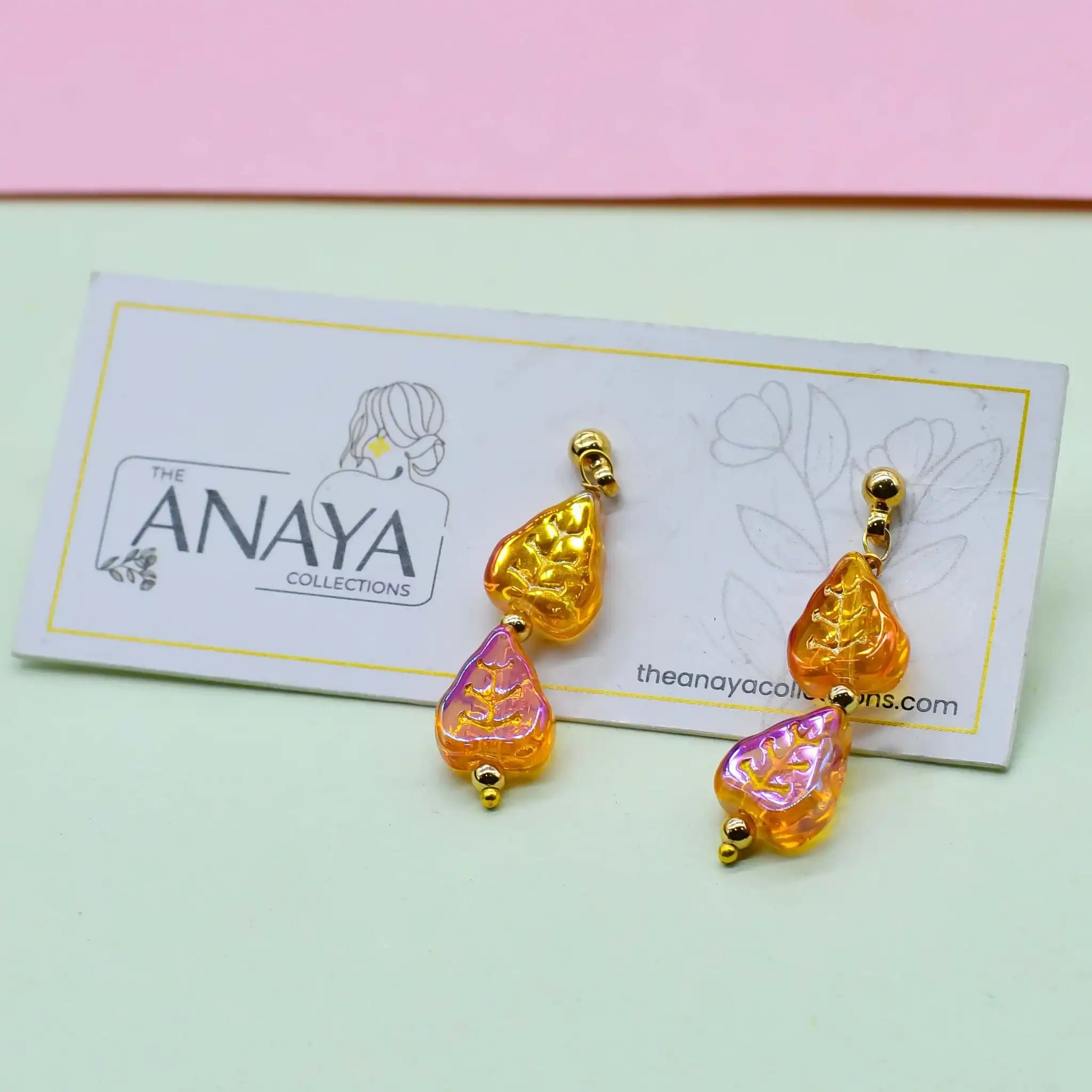 Autumn Leaf Dainty Earrings