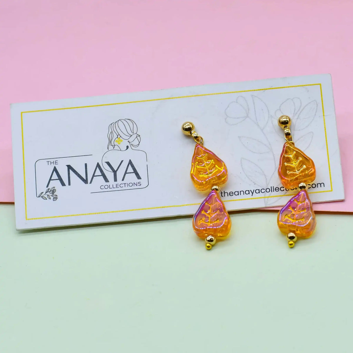Autumn Leaf Dainty Earrings