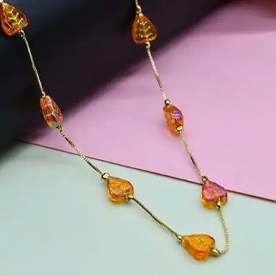 Autumn Leaf Dainty Necklace