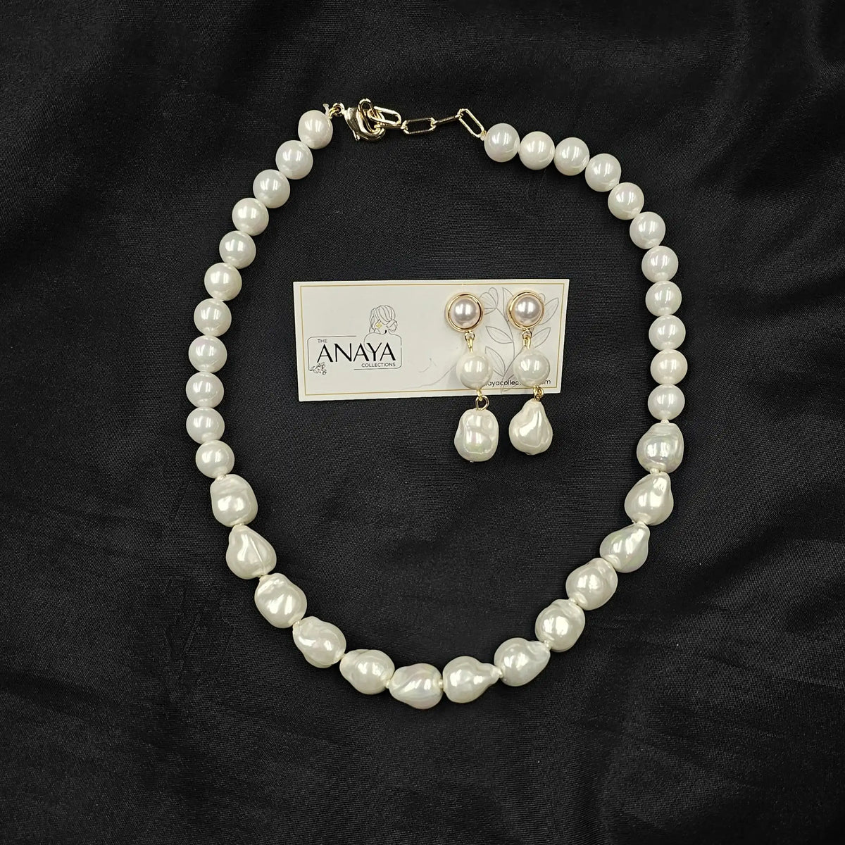 Baroque Choker Necklace Set
