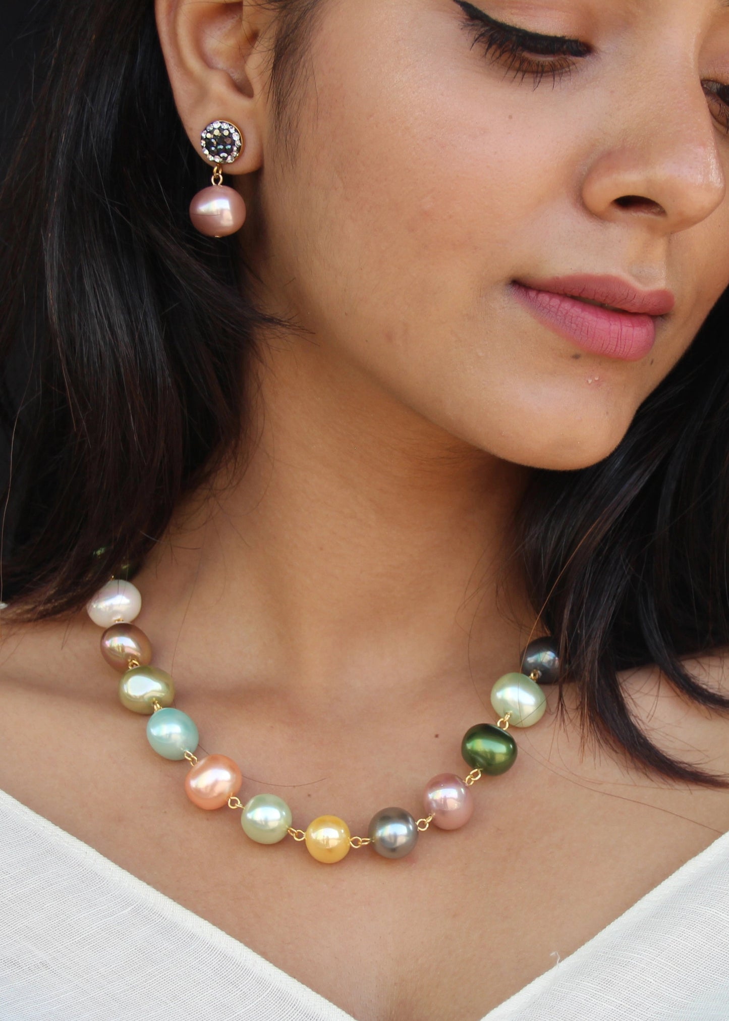 Big Shell Pearl Set