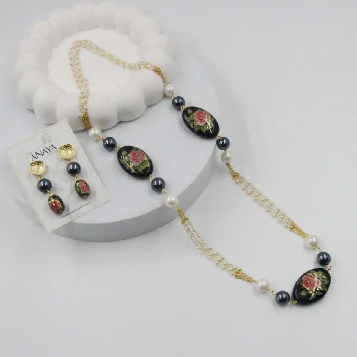 Eternal Bloom Japanese Decal Pearl Set
