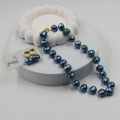 Uncut Shell Pearl Set