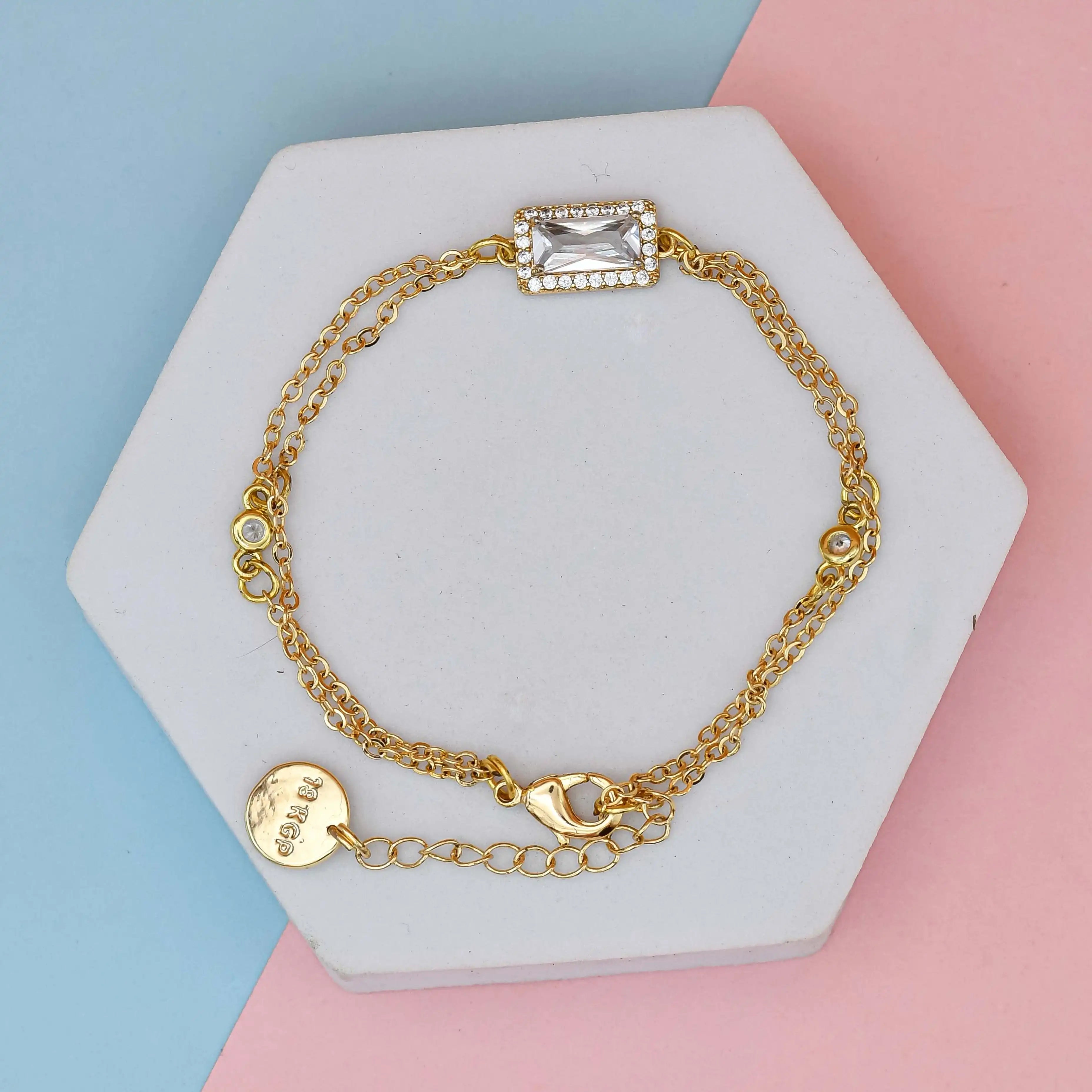 CZ Double Bracelet