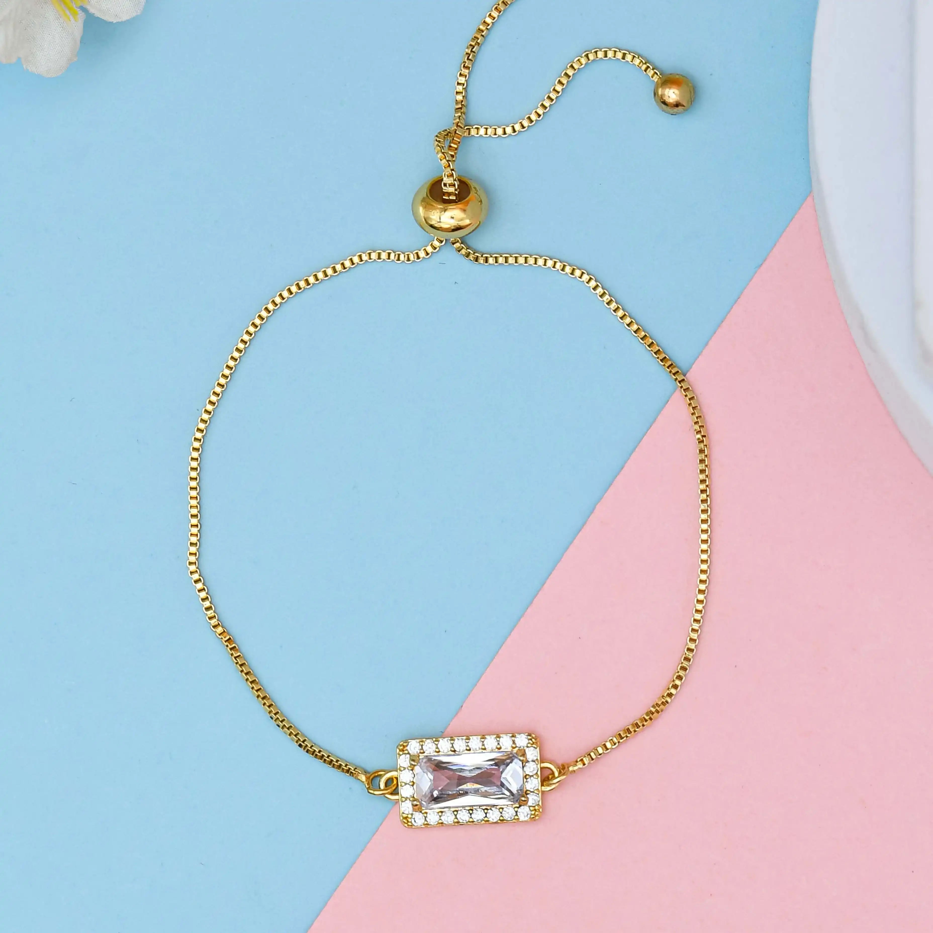 CZ Pull Bracelet
