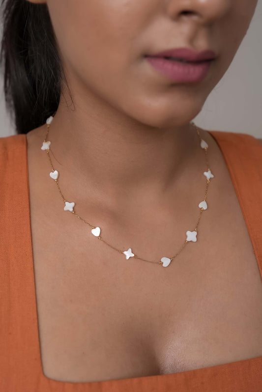 Club Heart Elegance Dainty Necklace