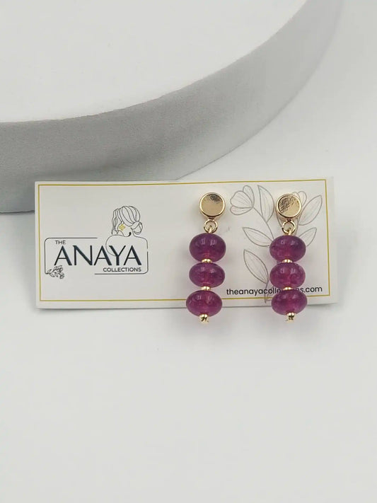 Coral Shell Pearl Earrings