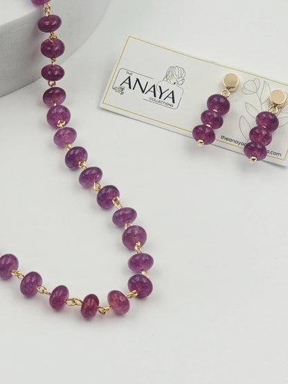 Coral Shell Pearl Necklace Set