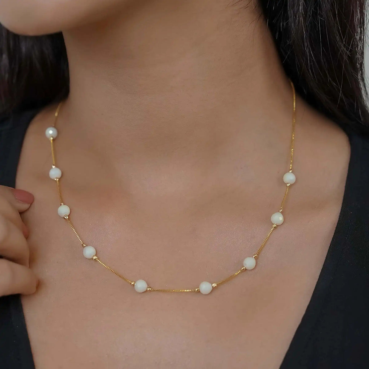Cosmosphere Dainty Necklace