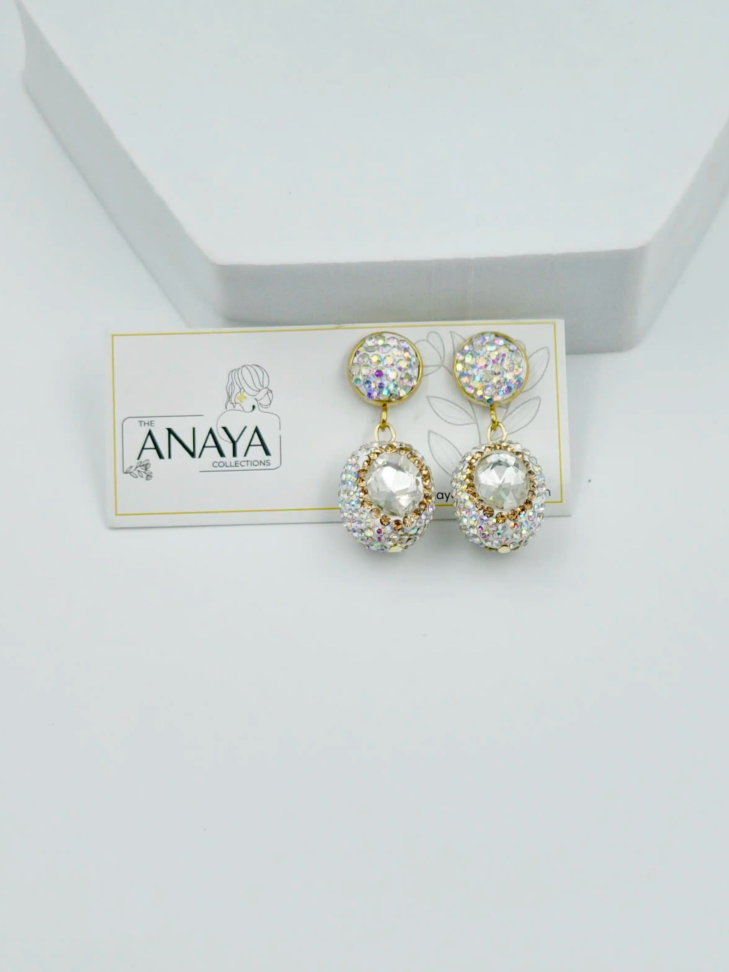 Crystal Marquise Shell Pearl Luxury Jewellery Set