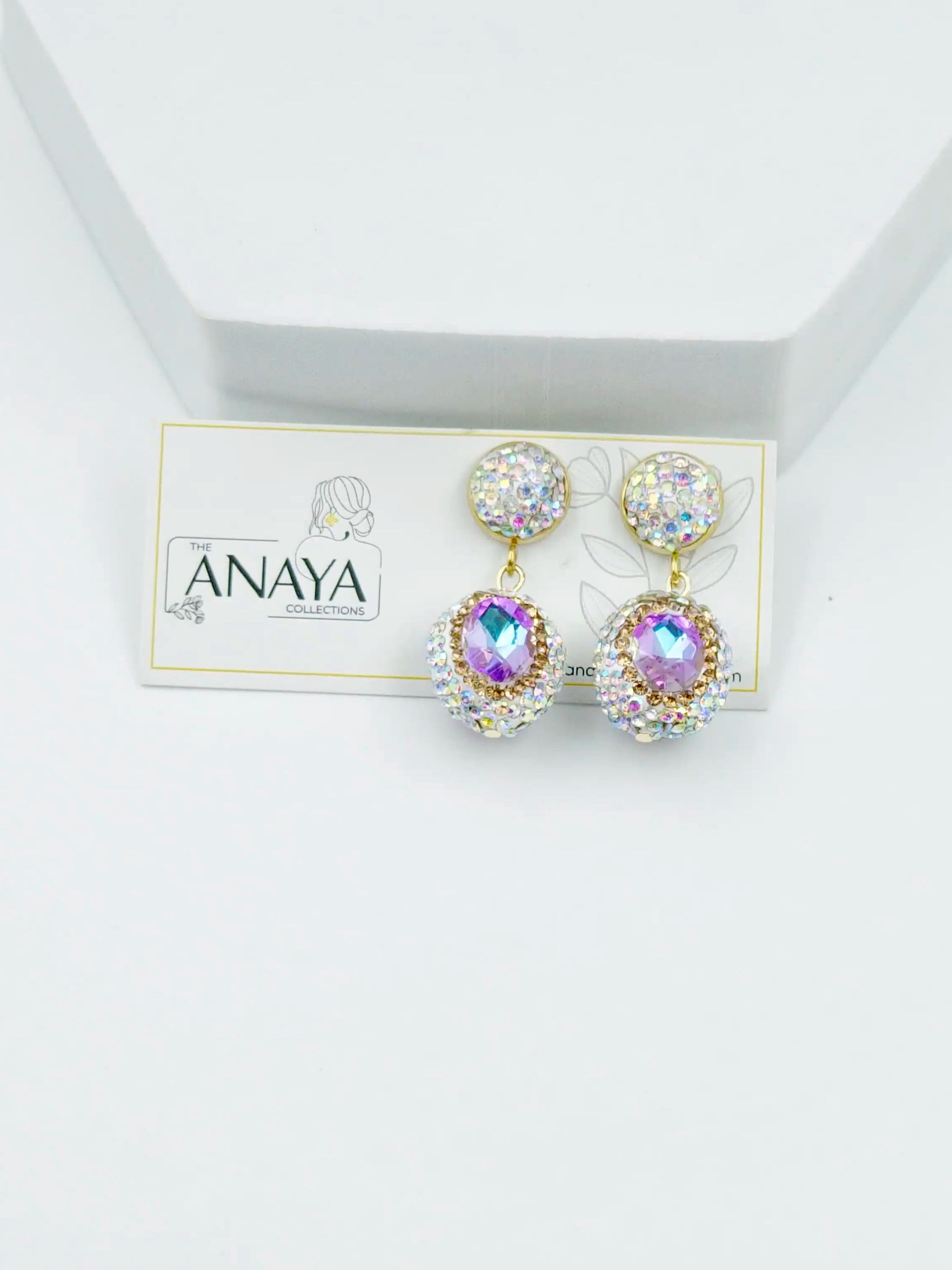 Crystal Marquise Shell Pearl Luxury Jewellery Set