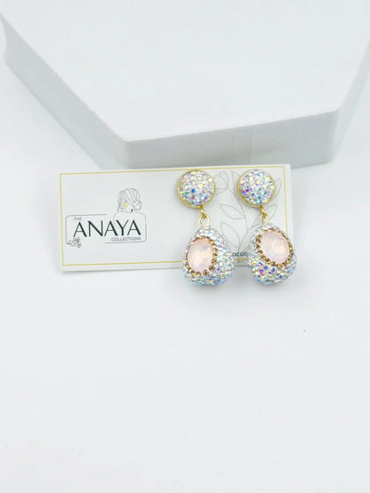 Crystal Marquise Shell Pearl Luxury Jewellery Set
