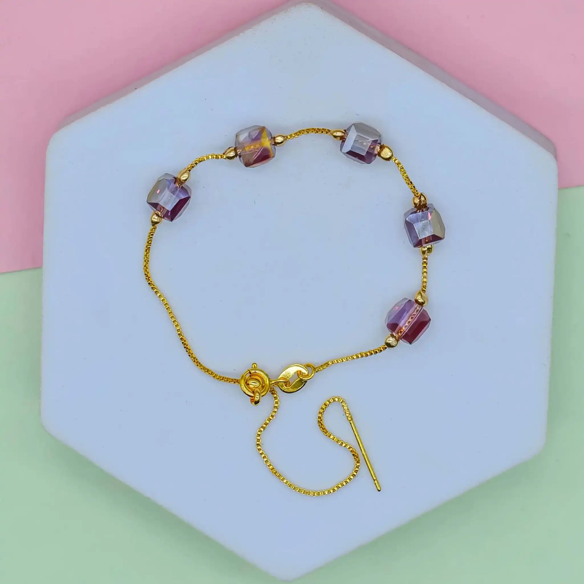 Cuboid Dainty Bracelet