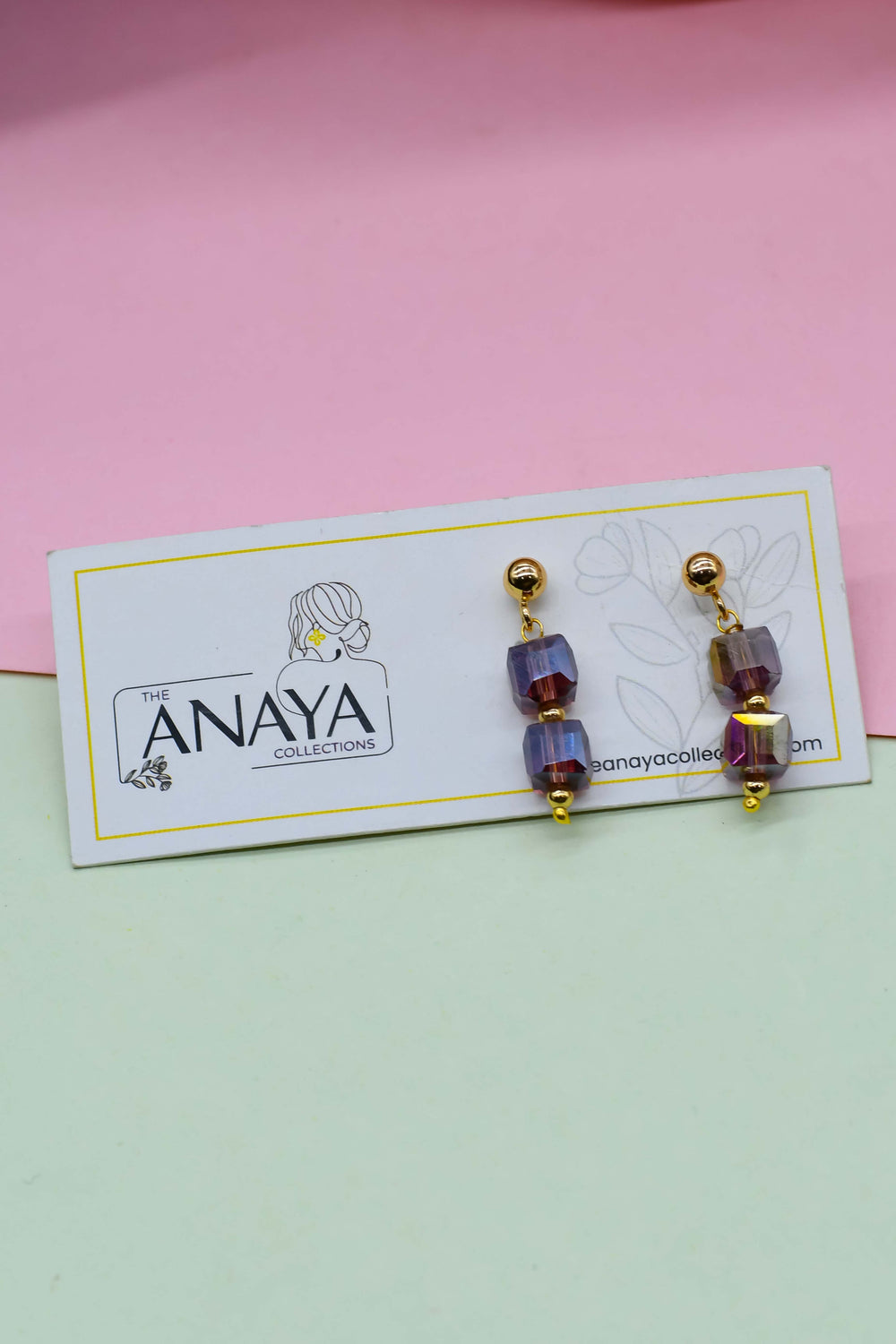 Cuboid Dainty Earrings