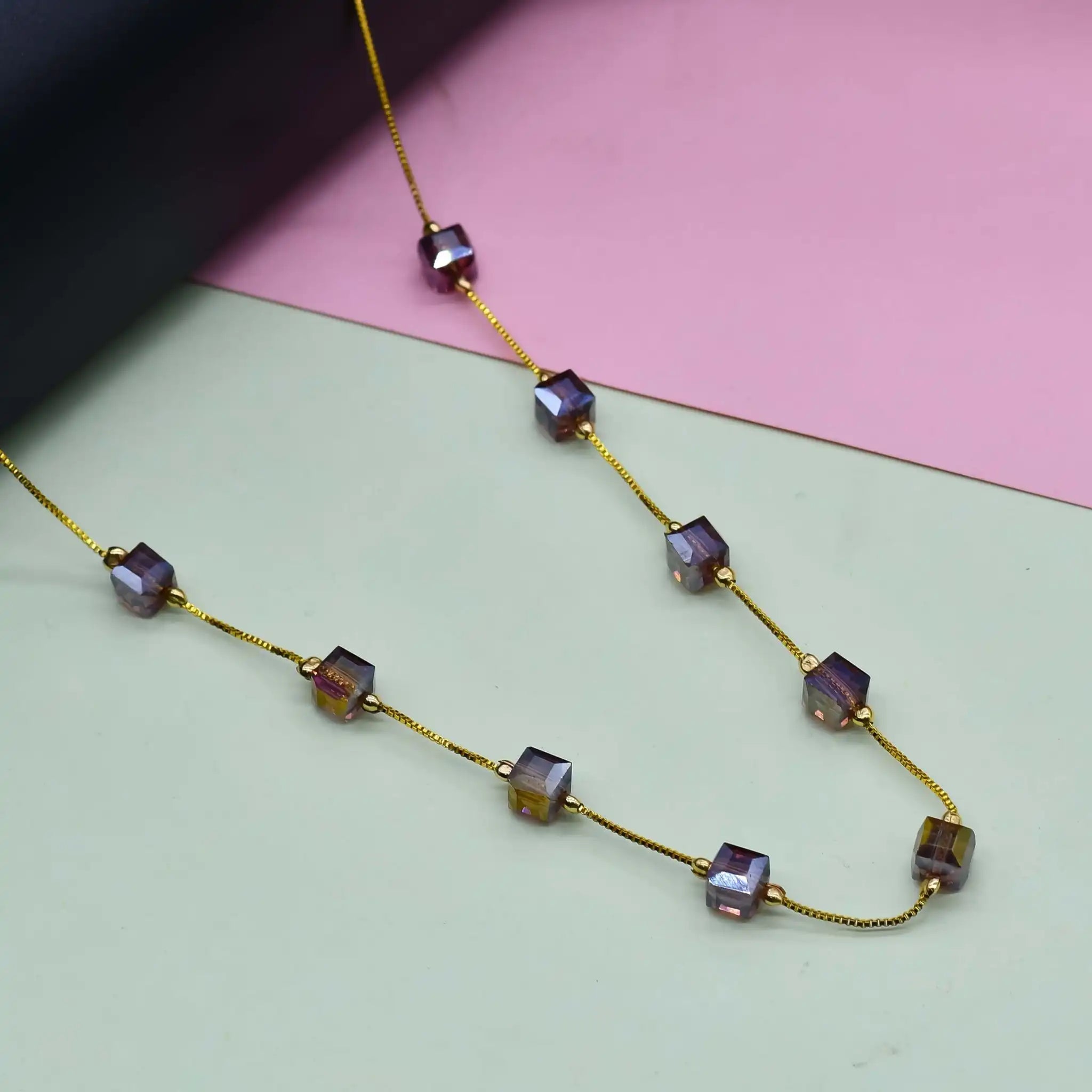 Cuboid Dainty Necklace