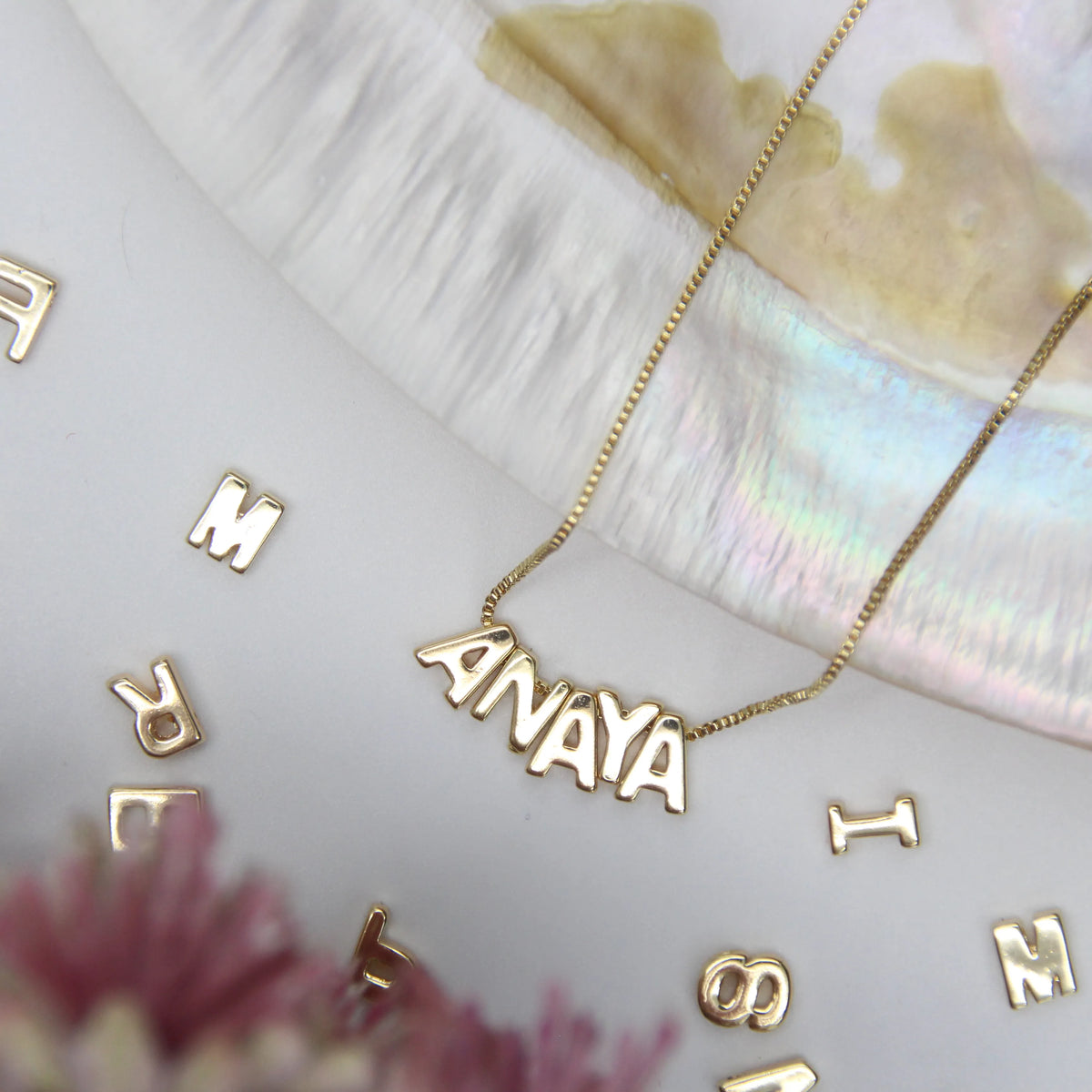 Custom Name Pendant Chain