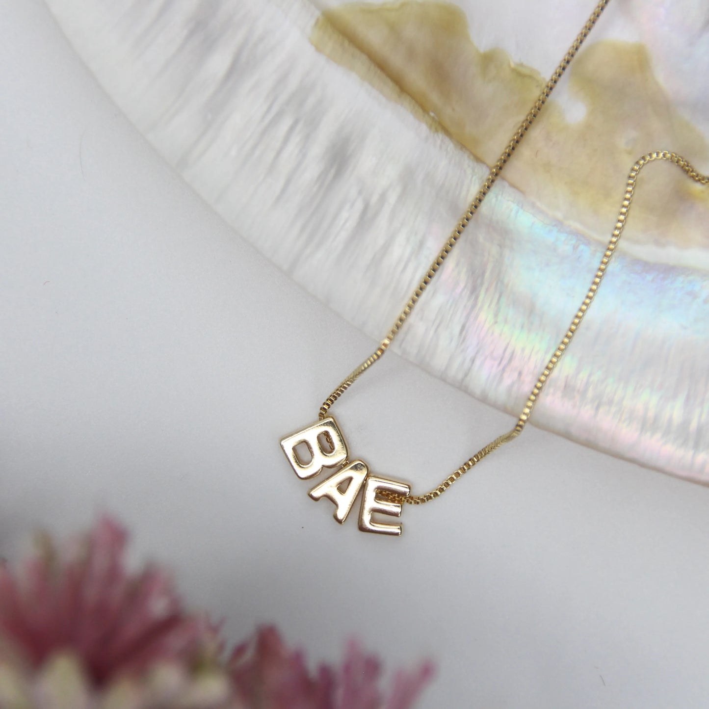 Custom Name Pendant Chain