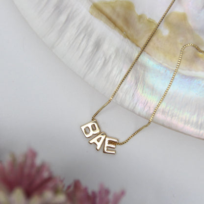 Custom Name Pendant Chain