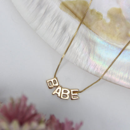 Custom Name Pendant Chain