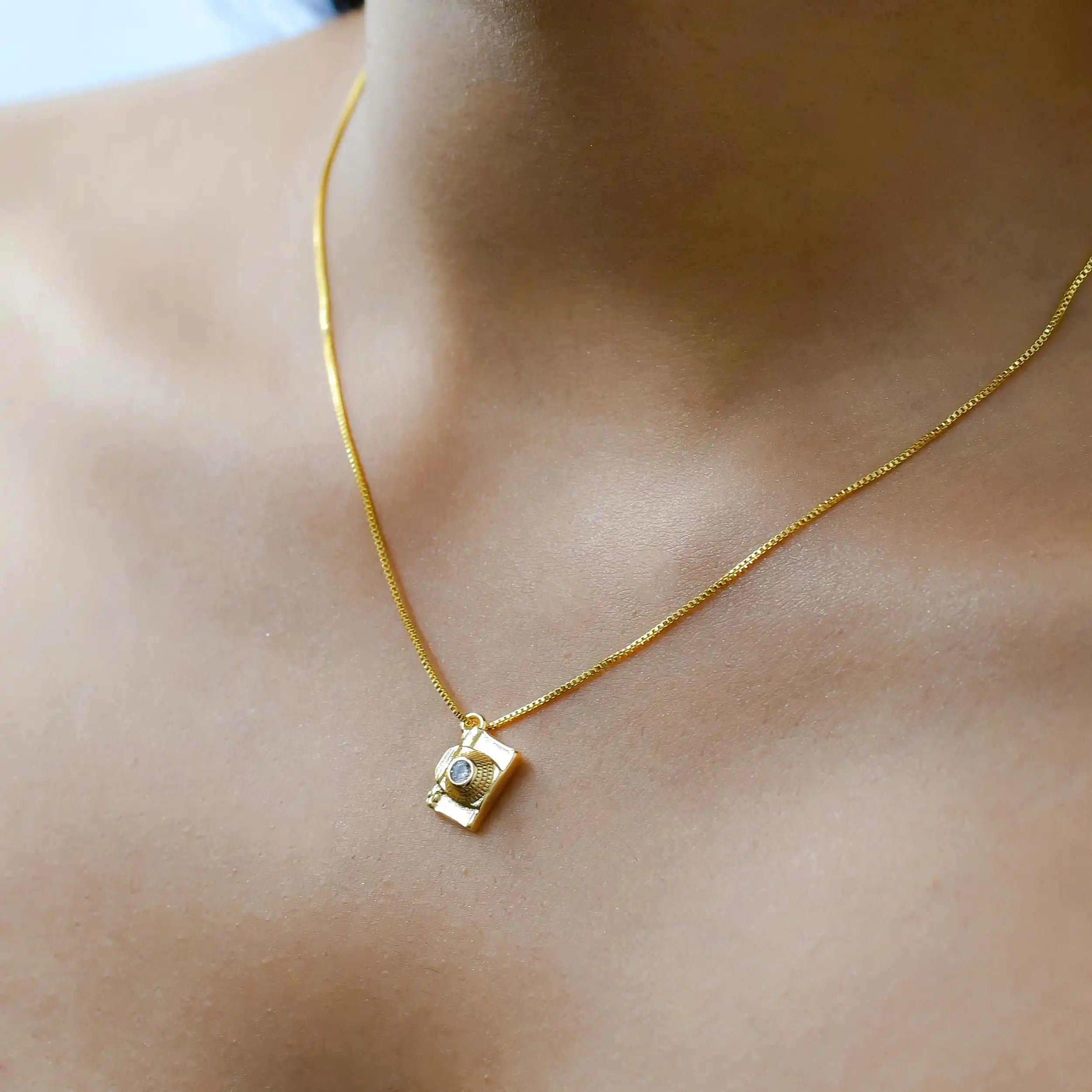 Cute Camera Pendant Chain
