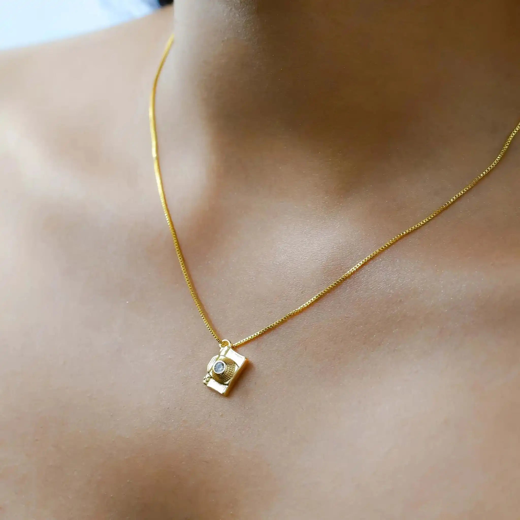 Cute Camera Pendant Chain