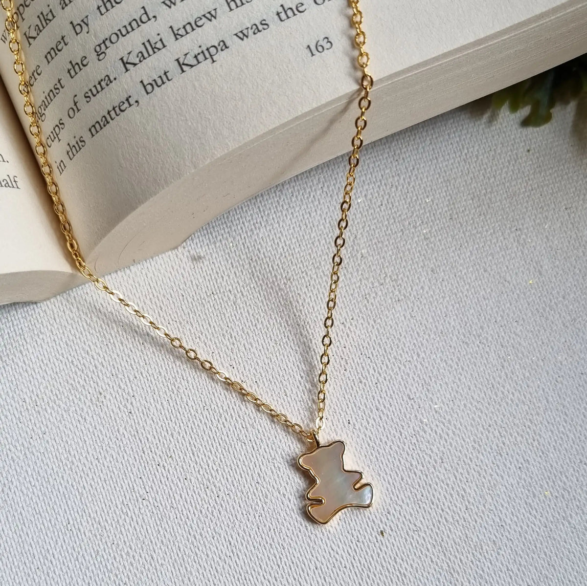 Cute Teddy Pendant Chain