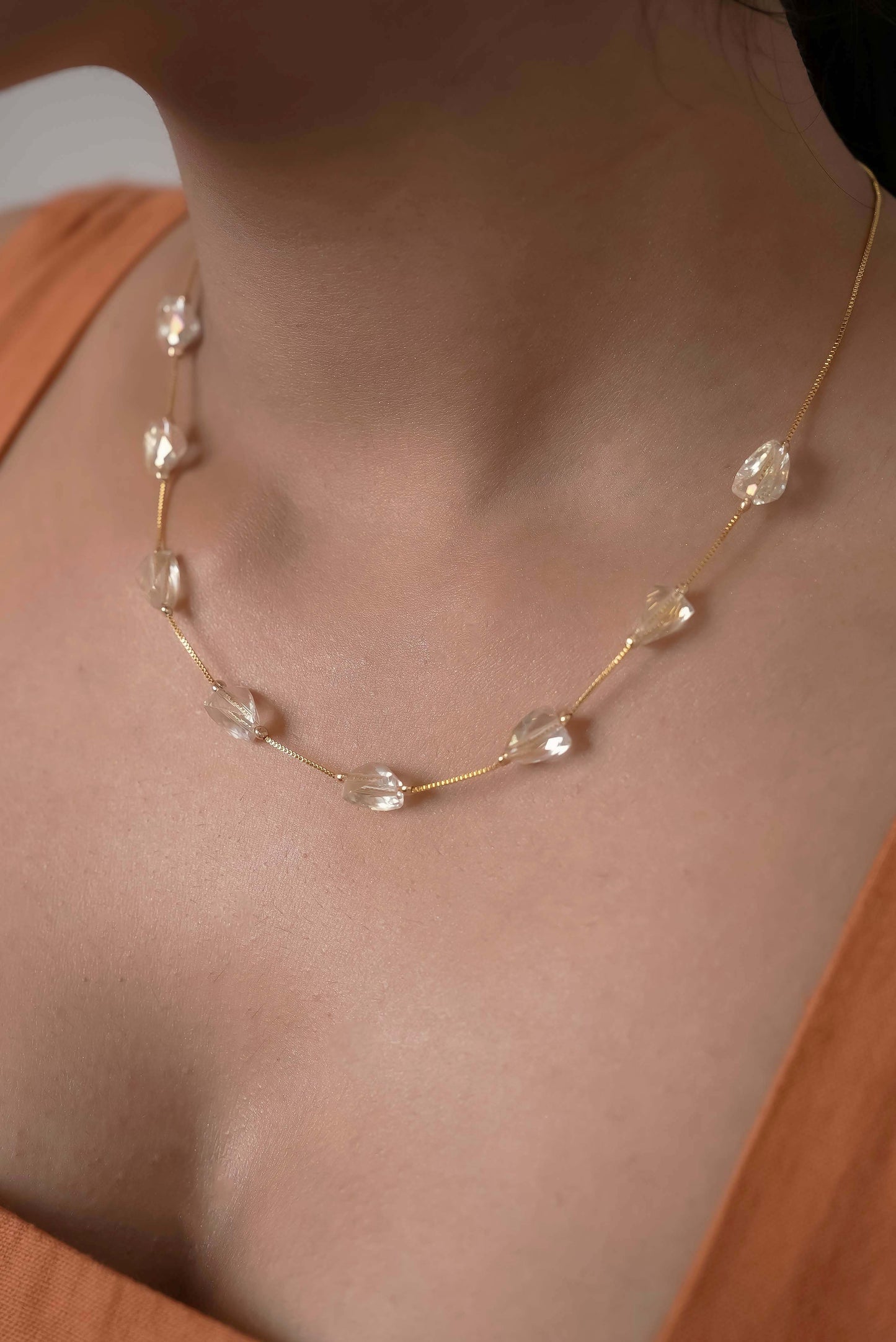 Almond Dainty Necklace