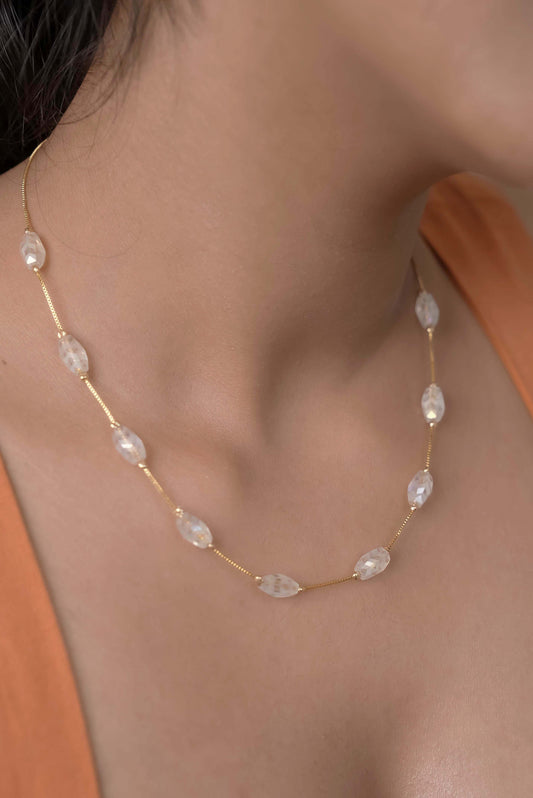 Glacial Beauty Dainty Necklace