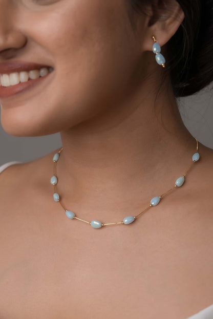 Pebbled Dainty Necklace