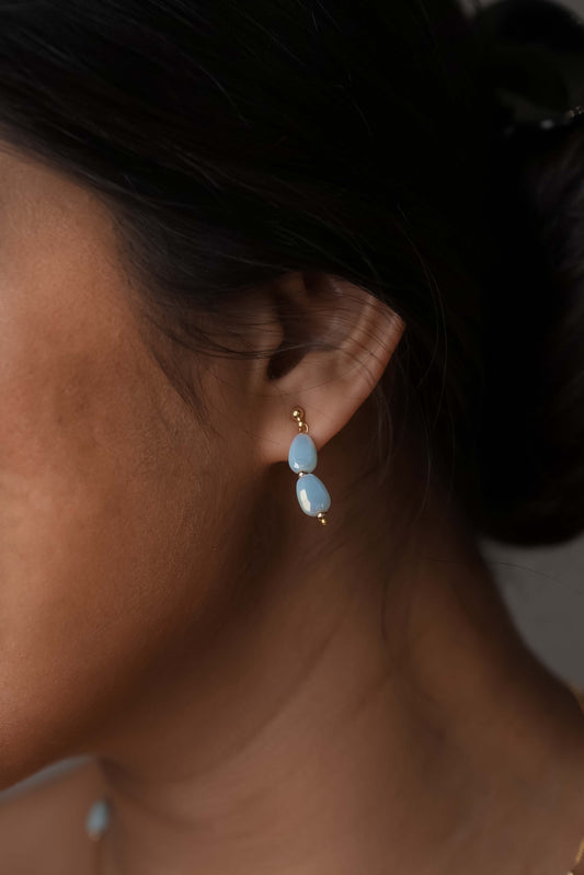 Pebbled Dainty Earrings