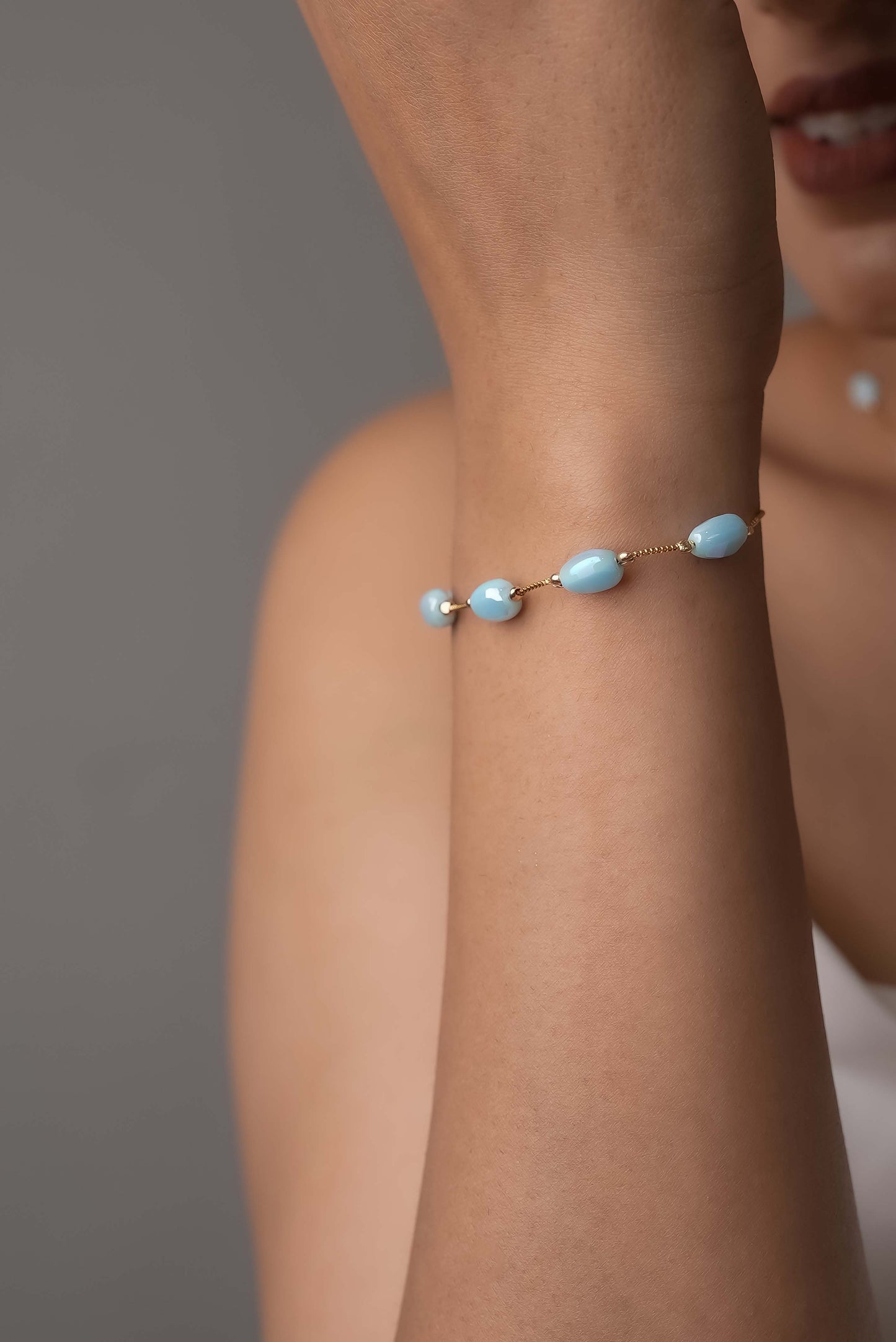 Pebbled Dainty Bracelet