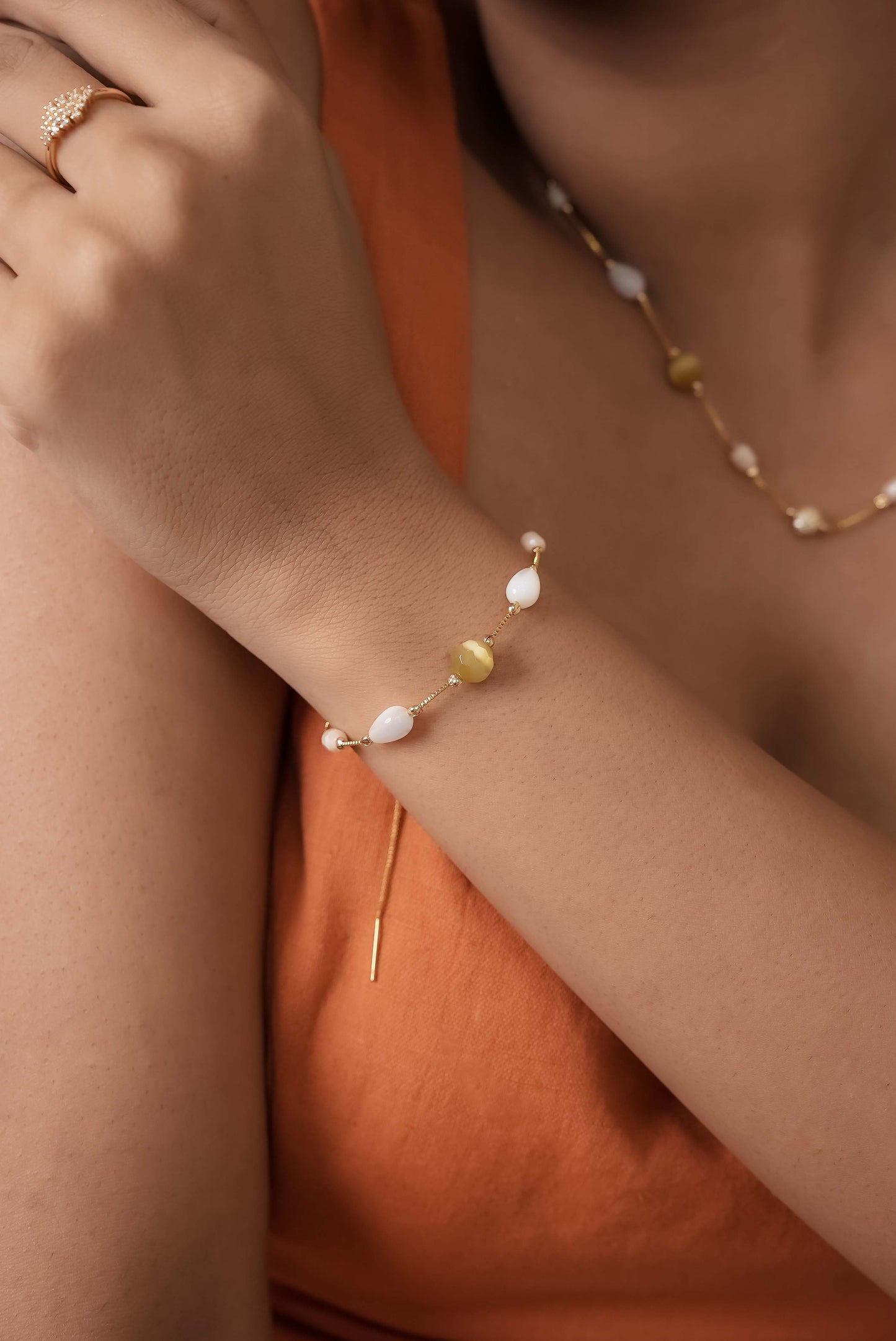 Aurora Gem Dainty Bracelet