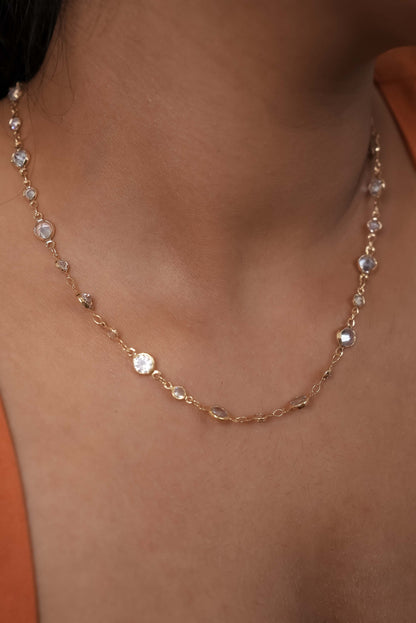 Sparkling CZ Dainty Necklace