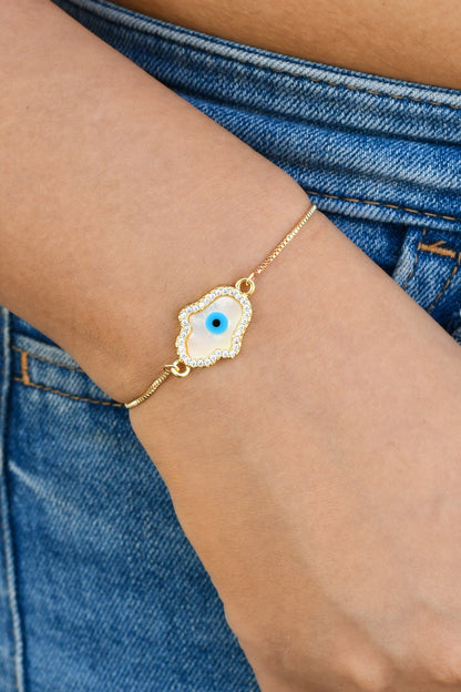 Evil Eye Hamza Bracelet