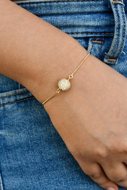 CZ Ball Bracelet