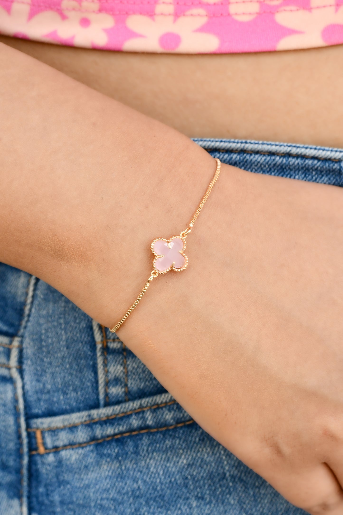 Precious Small Clover Bracelet