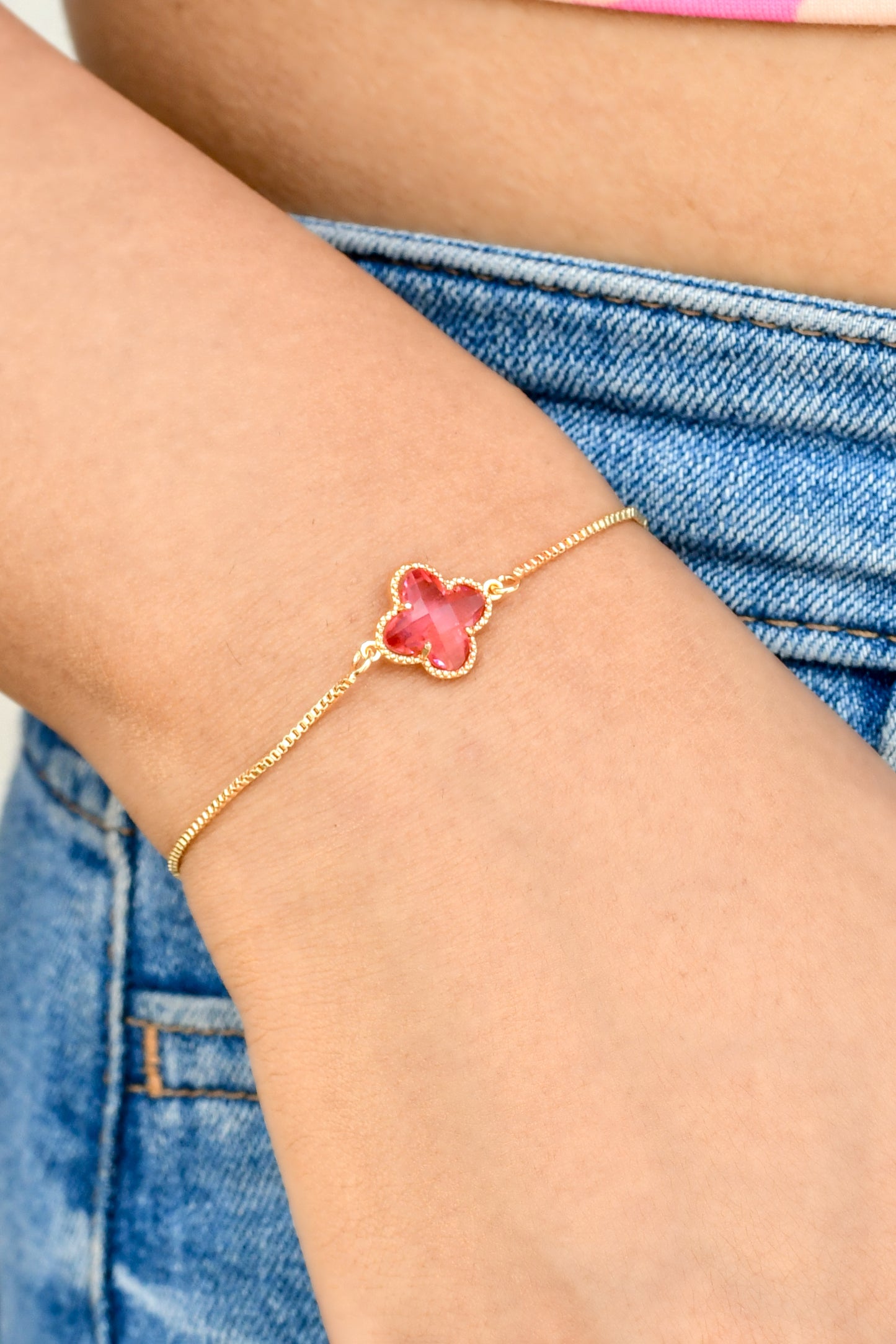 Precious Small Clover Bracelet