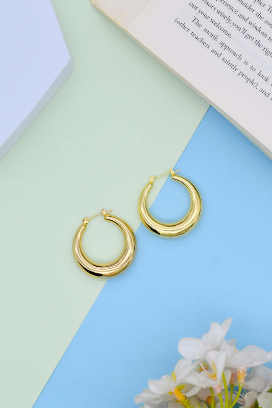 Chunky Medium Hoops