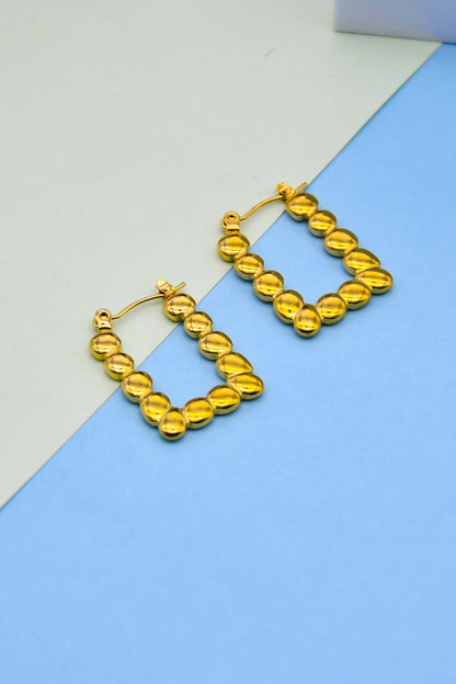 Bubble Square Hoops